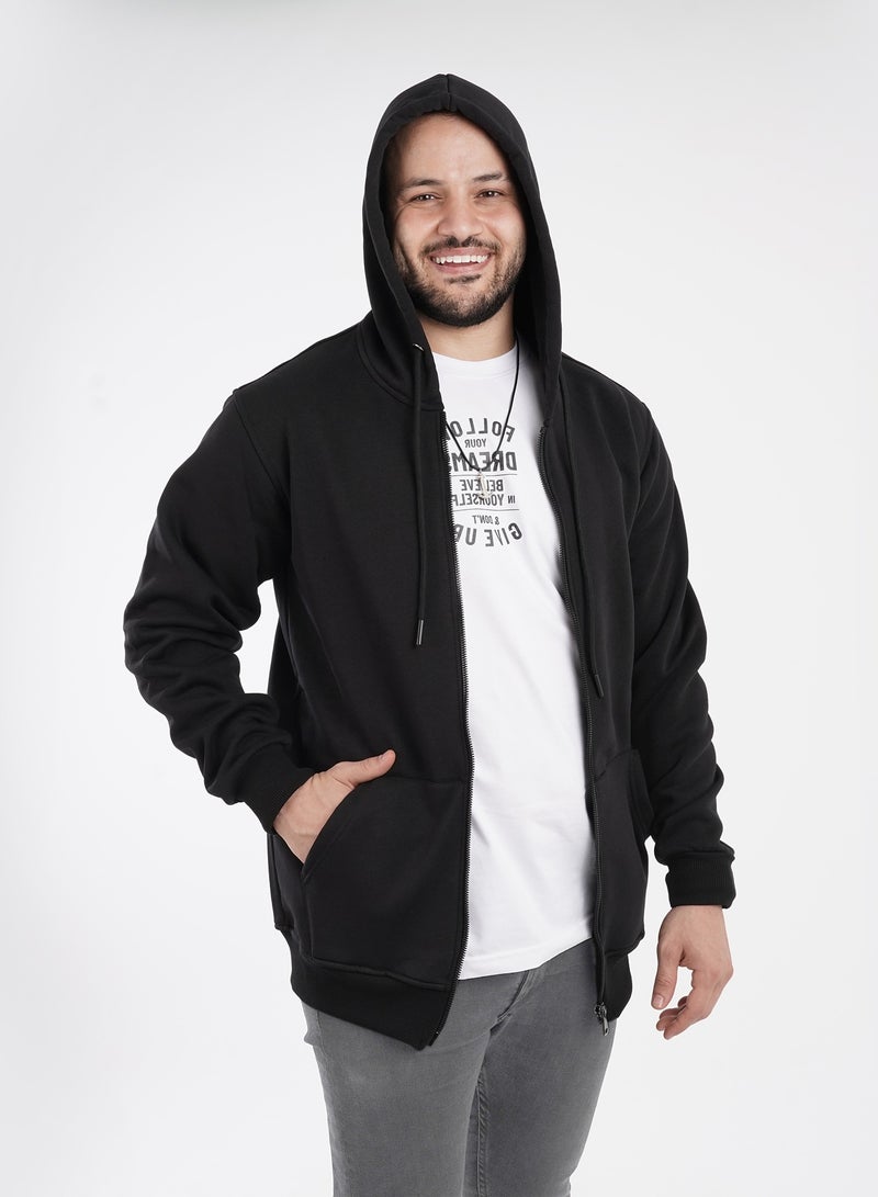 THOMAS-SQUARE Cotton Milton Jacket - With Anti-theft Hidden Pockets - Black  - Image 5