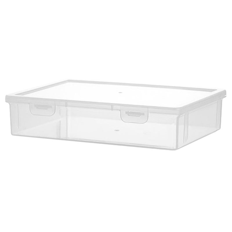 File Box Home Office, Durable Plastic Storage for Organizing Papers and Accessories - Image 1