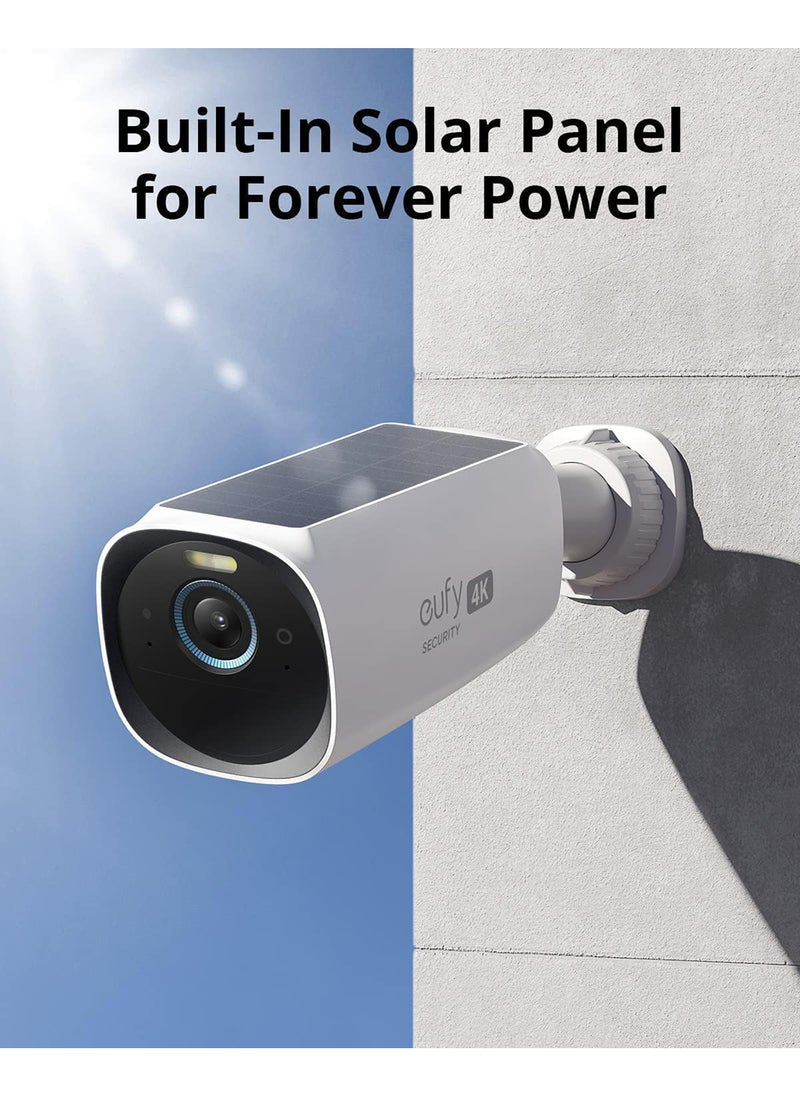 eufy Security eufyCam 3 4-Cam Kit, Security Camera Outdoor Wireless, 4K Camera with Integrated Solar Panel, Forever Power, Face Recognition AI, Expandable Local Storage, Spotlight, No Monthly Fee  - Image 2