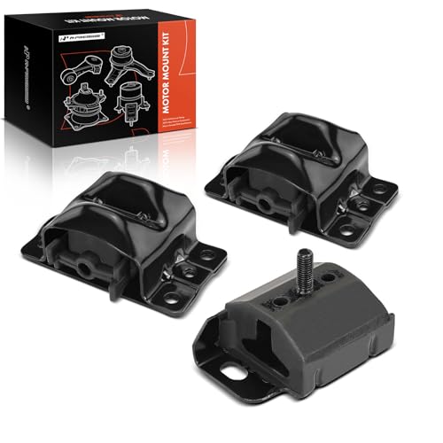 A-Premium 3PCS Engine Motor Mount and Transmission Mount Set Compatible with Chevrolet Camaro 1982-1992 5.0L & Pontiac Firebird 1988-1992 5.0L 5.7L, Replace# 7201-1502, 1258670 - Image 1