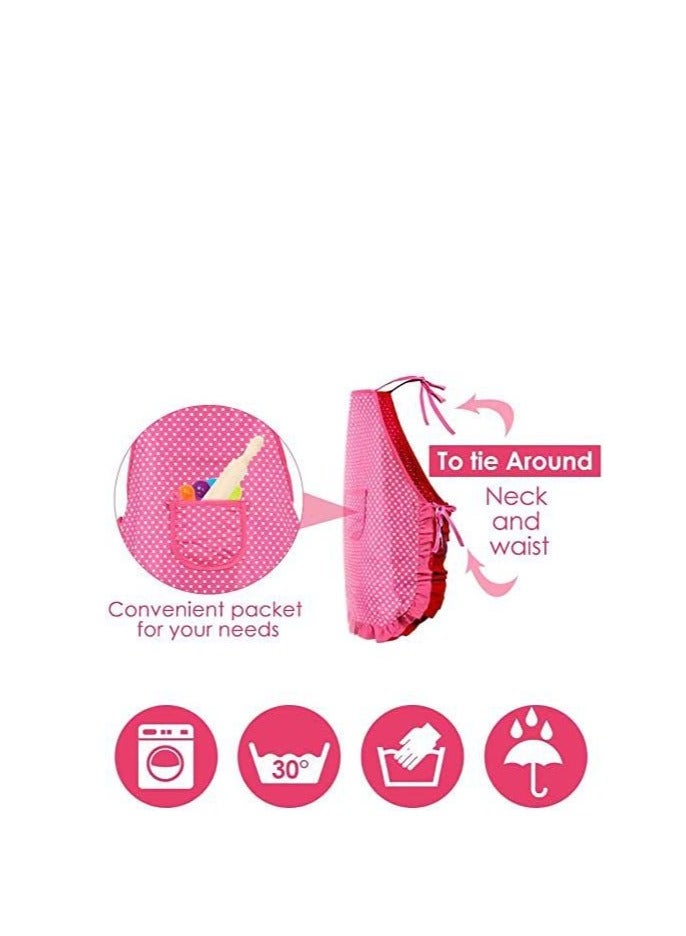 Baking toys children's play house apron set kitchen apron baking tools cake baking sets - Image 2