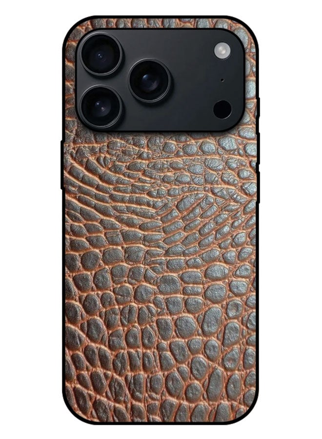 Printed Protective Case Cover For Apple iPhone 17 Pro Max -  Alligator Texture