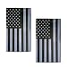 yorpyep 2 PCS Car B Pillar Stickers Aged American Flag Patriotic Decal Waterproof Scratchcovering Trim Decoration Universal Selfadhesive Protective Film for Car Door Window Pillar Black - Image 2
