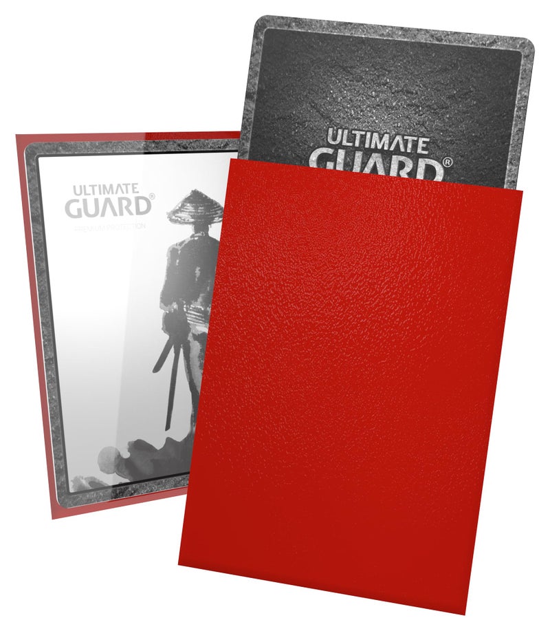 Ultimate Guard Katana Sleeves Japanese Size Red (60) - Image 1