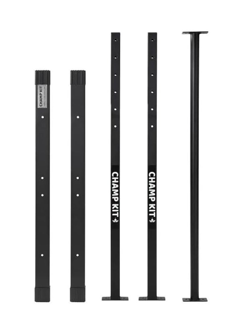 CHAMP KIT - Static Bar with High Height for Calisthenics and Gymnastics Exercises - 5 Adjustable Height Levels - Squat Rack, Integrated Bars, Pull-Up Bar, Parallel Bars, Pull-Up Station, Home Gym Training Equipment - Supports Up to 200kg - Image 1