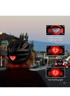 Bicycle helmet, portable multifunctional protective helmet with warning lights and detachable sun visor, suitable for male and female cycling, skateboarding, black - pzsku/Z4474311B388C73B809ADZ/45/_/1739327018/47c3b60c-8ffd-4b95-a3b8-987e1d88dbab