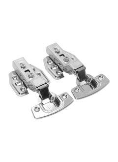 Thoraya 2Pcs Cabinet Hinges Stainless Steel 2.0mm Thick 105‑110° Opening Mute Muffler Close Hinges for Kitchen BathroomBig Bend  - Image 5