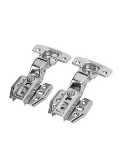 Thoraya 2Pcs Cabinet Hinges Stainless Steel 2.0mm Thick 105‑110° Opening Mute Muffler Close Hinges for Kitchen BathroomBig Bend  - Image 2