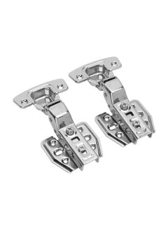 Thoraya 2Pcs Cabinet Hinges Stainless Steel 2.0mm Thick 105‑110° Opening Mute Muffler Close Hinges for Kitchen BathroomBig Bend  - Image 3