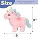 Hopearl Walking Unicorn with Glowing Horn Interactive Electronic Pet Plush Unicorn Toy with Sounds and Movements Animated Gift for Toddlers Birthday Pink 7 - Image 4