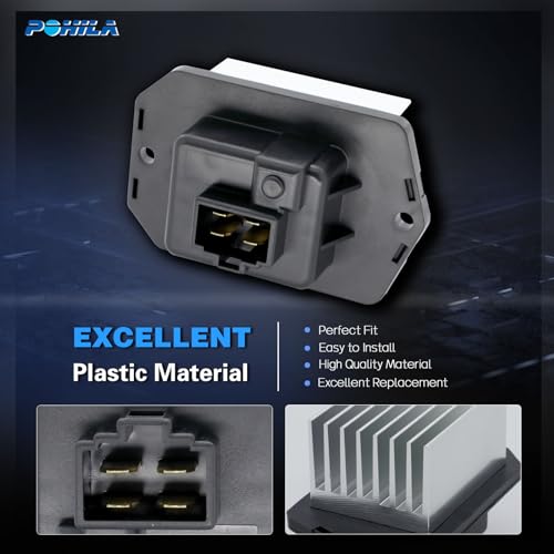 POHILA HVAC Blower Motor Resistor AC Blower Control Module Compatible with Honda Accord, Civic, CR-V, Element, Odyssey, Pilot, Acura RDX, TSX Replaces 79330-S5A-942, 79330-SNA-A01, 79330-SDA-A01 - Image 4