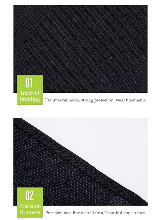 DUNISO دعامة للركبة مضادة للانزلاق مرنة وقابلة للتنفس وسادة ركبة مرنة دعامة للركبة محبوكة لدعم ضغط الأكمام للياقة البدنية والجري ورفع الأثقال - Image 5