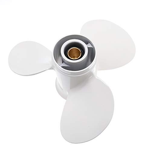 WLFINKMO Boat Outboard Moto Propeller 9 7/8 x 11 1/4-F for Yamaha F25 20HP 25HP 30HP Motor Engines 20-30 HP Replace 664-45947-01-EL - Image 1