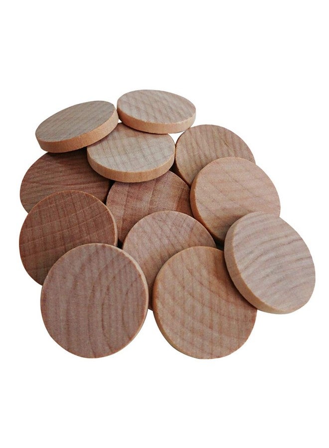 Axe Sickle 1 Inch Natural Wood Slices Unfinished Round Wood Coins for DIY Arts & Crafts Projects, 120 per Pack. - Image 3