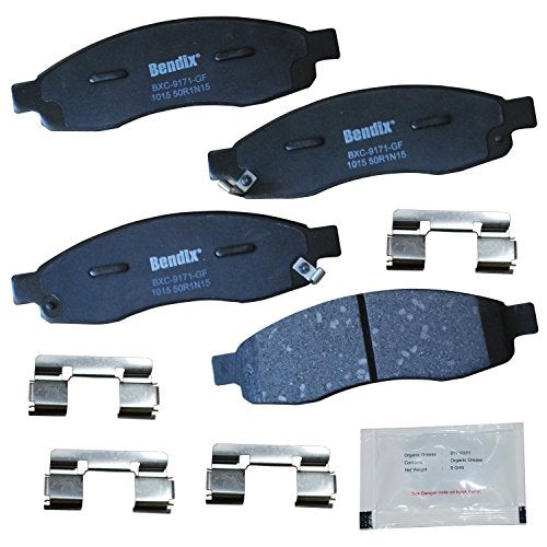 Bendix Priority1 CFC1015 Ceramic Front Brake Pads for INFINITI QX56 2006-2004, Nissan Armada 2006-2005, Pathfinder Armada 2004, TITAN 2007-2004 - Image 1