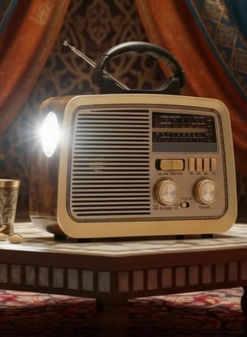 راديو محمول عالي الدقة بترددات FM/AM/SW، مع منفذ USB وTF وبلوتوث - Image 5