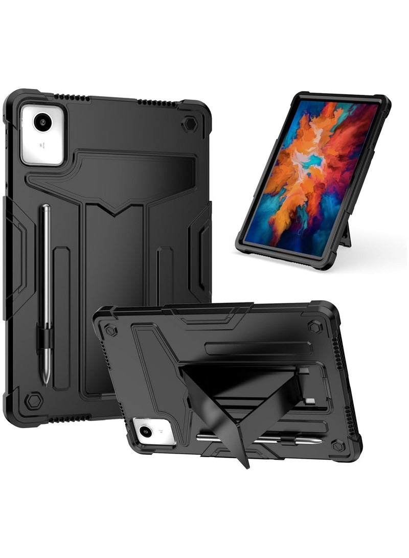 عام حافظة متوافقة مع لينوفو تاب إم 11 11.0 بوصة تي بي 330 إف تي بي 331 إف سي ، 3 طبقات كومبو غطاء لوحي متين ومقاوم للصدمات مع مسنده وفتحة قلم رصاص - Image 1