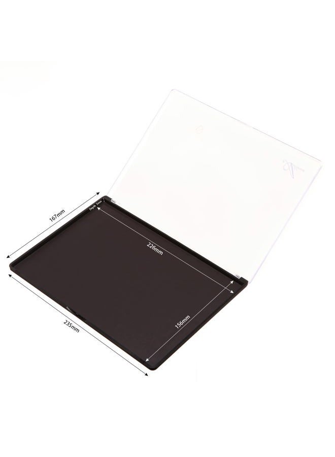 Allwon Large Empty Magnetic Transparent Plastic Makeup Palette for Eyeshadow Lipstick Blush Powder - Image 2