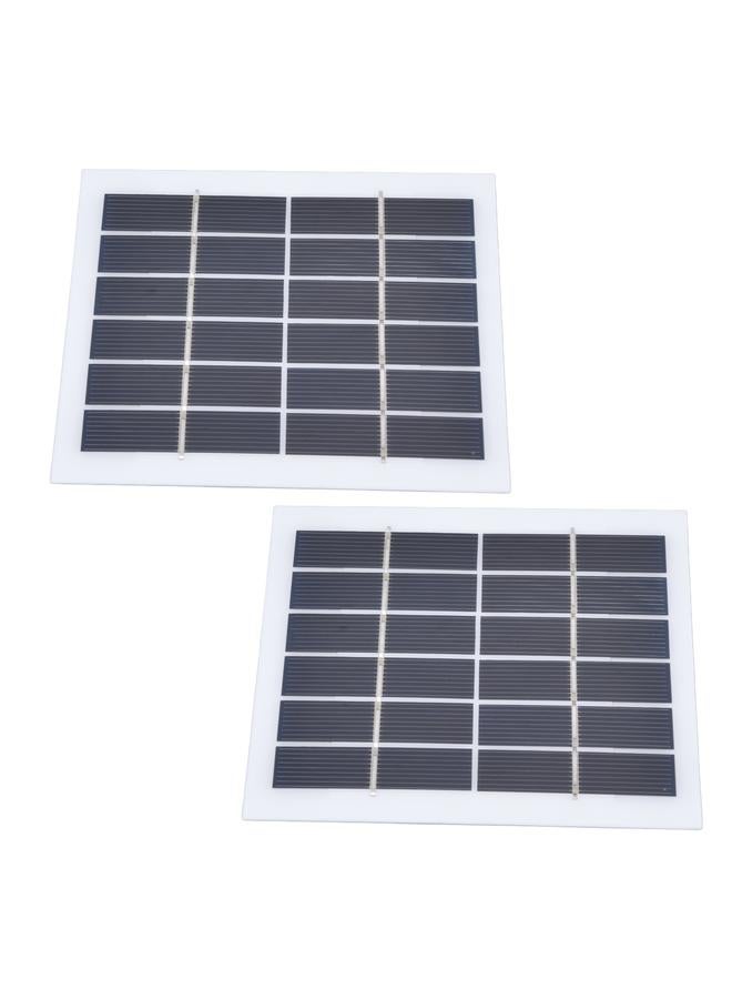 Thoraya 2 Pcs Portable Solar Panel 2W 6V Mini Solar Cells High Conversion Efficiency for Household Lighting System  - Image 4