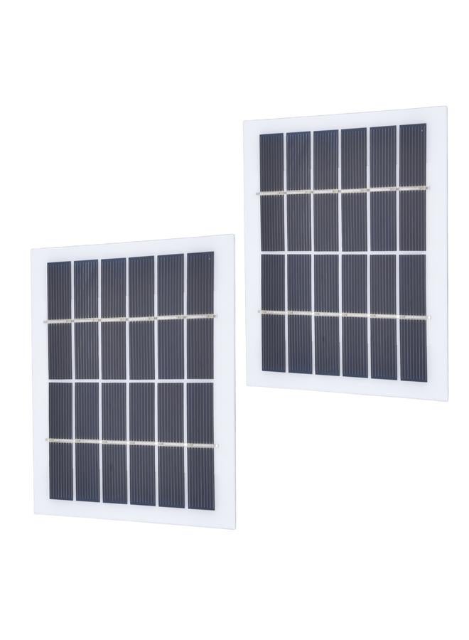 Thoraya 2 Pcs Portable Solar Panel 2W 6V Mini Solar Cells High Conversion Efficiency for Household Lighting System  - Image 3
