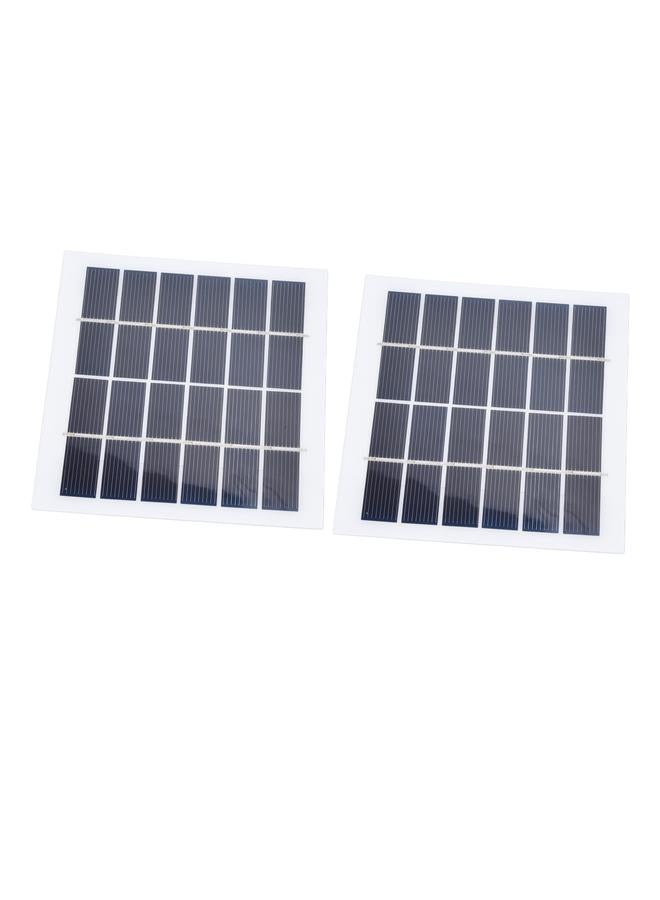 Thoraya 2 Pcs Portable Solar Panel 2W 6V Mini Solar Cells High Conversion Efficiency for Household Lighting System  - Image 5