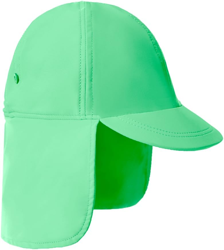 Gifts Treat Kids Legionnaires Hat, UPF 50+ Sun Protection Swim Cap Flap Hat for Kids, Quick Drying Boys Sun Hat with Neck Protection for Beach Seaside Pool… - Image 1