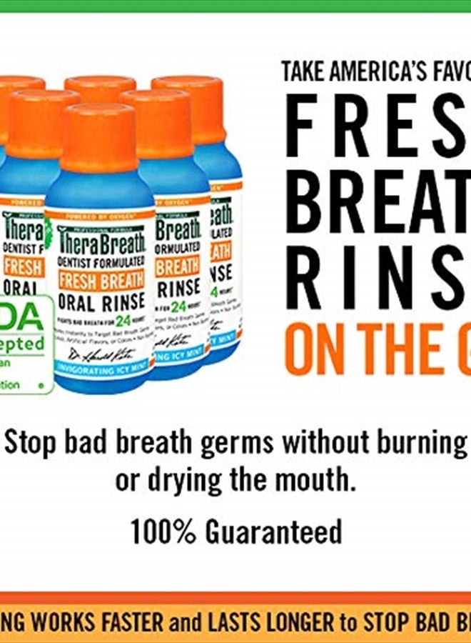 Therabreath غسول فموي مُركب من قبل طبيب الأسنان بنكهة النعناع الخفيف، 3 أونصة سائلة (عبوة من 6) - Image 2