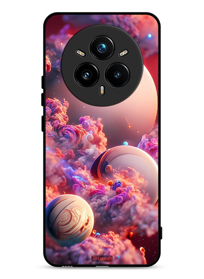 Tolwak Realme 14 Pro Plus 5G Protective Case Cover Clouds Abstract Art