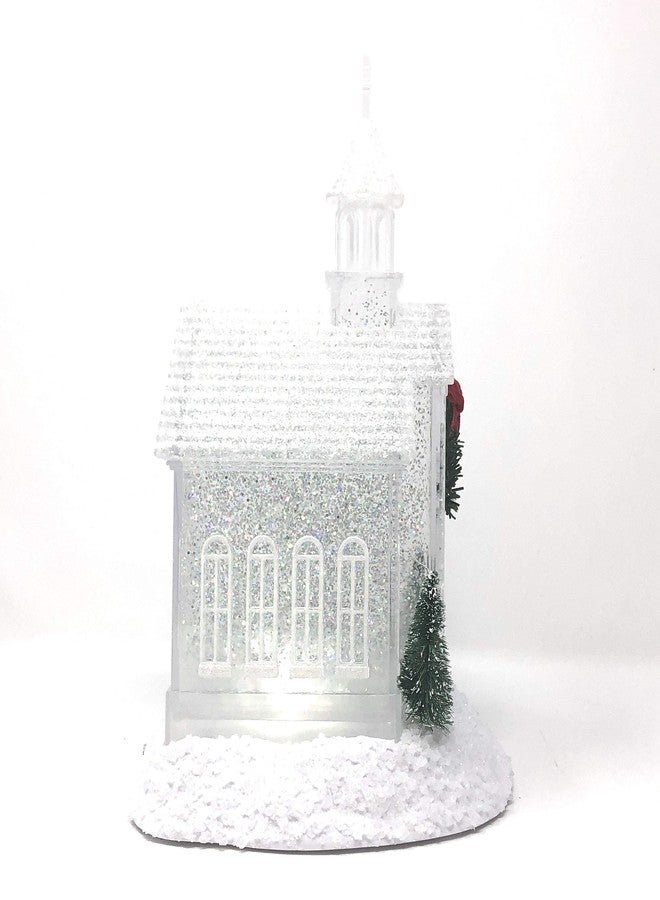 Gerson Light Up Shimmer Glitter Water Lantern Acrylic Church, Glitterdome 10 Inches - Image 5