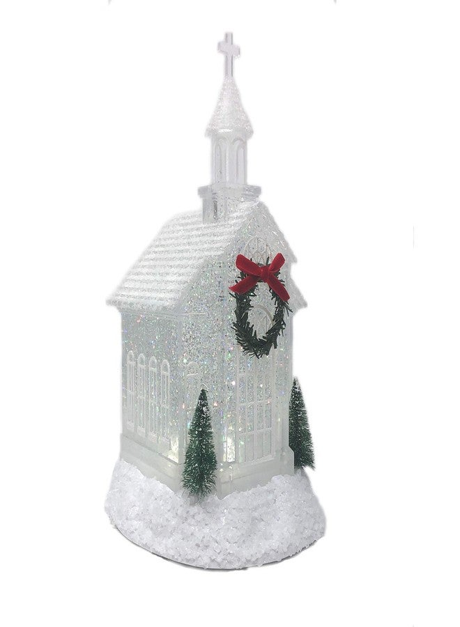Gerson Light Up Shimmer Glitter Water Lantern Acrylic Church, Glitterdome 10 Inches - Image 1