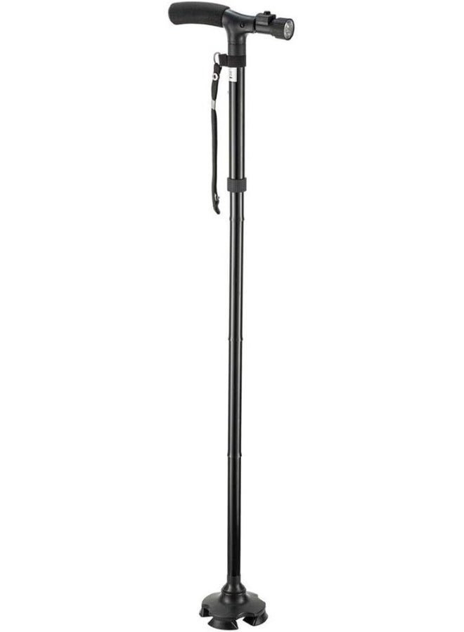 Magic Cane - Smart Easy Walking Stick Adjustable - Lightweight Aluminum Folding Walking Cane, ULTIMATE MAGIC CANE Adjustable Folding & Extendable Walking Stick + LED Lights - Image 1
