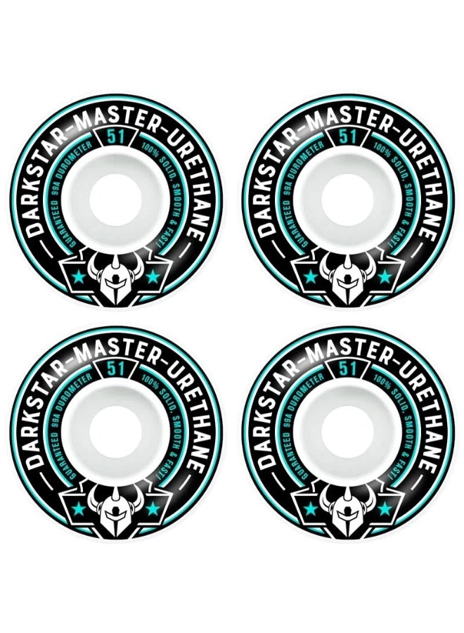 Darkstar Divide Mustard 51mm/99a Skateboarding Wheels - Image 2