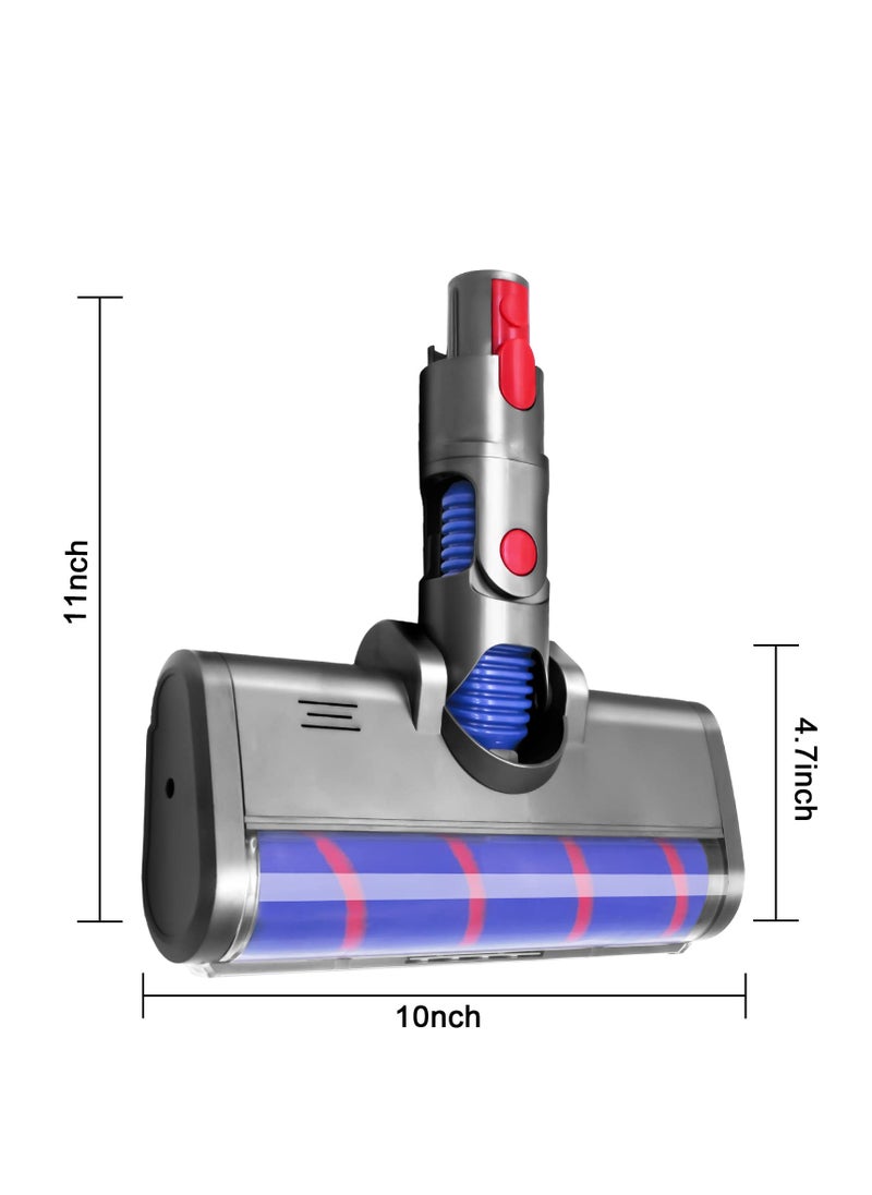 Excefore - Cleaner Head for Dyson V7 V8 V10 V11 Models ,Cordless Stick Vacuum with Soft Roller Attachment ,Cleaner Hardwood Floor Attachment - Image 1