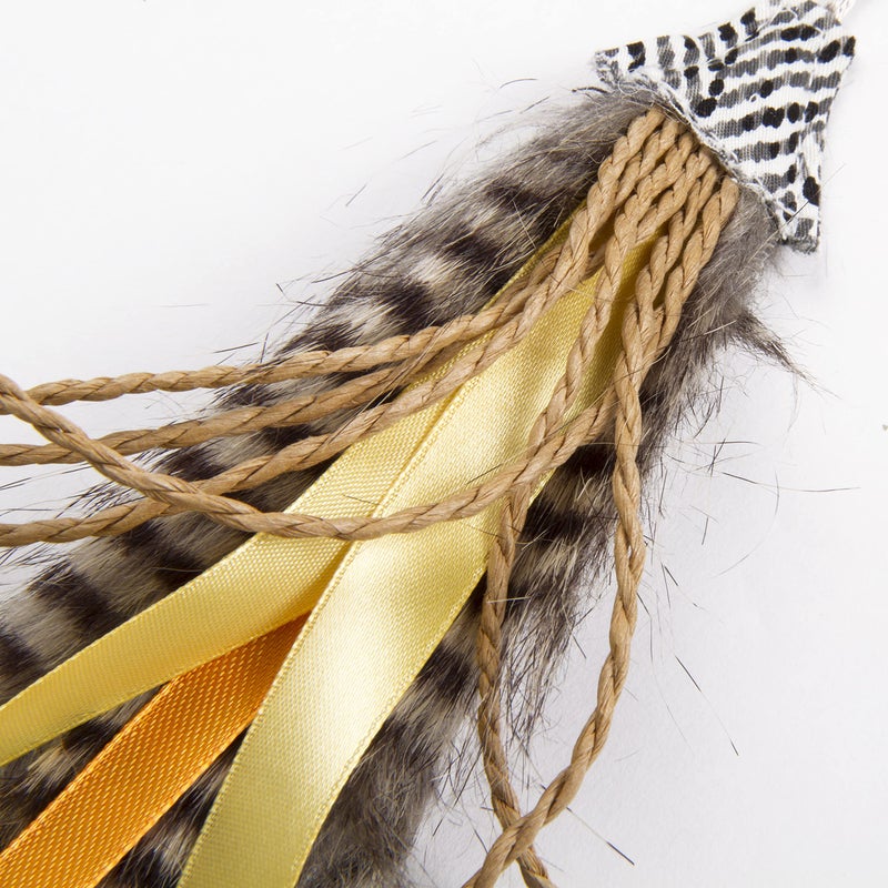 Petlinks Fly Wild Extendable (24") Wand Cat Toy - Brown, One Size - Image 3