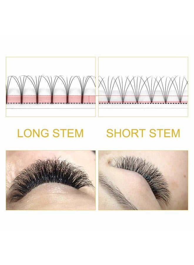 PRO LASHBEAUTY Premade Volume Eyelash Extensions 5D-D-0.07-10 Long Stem Premade Fans Eyelash Extensions .07 .10 Premade Volume Fans Volume Lash Extensions C D Curl(5D-D-0.07,10 mm) - Image 5