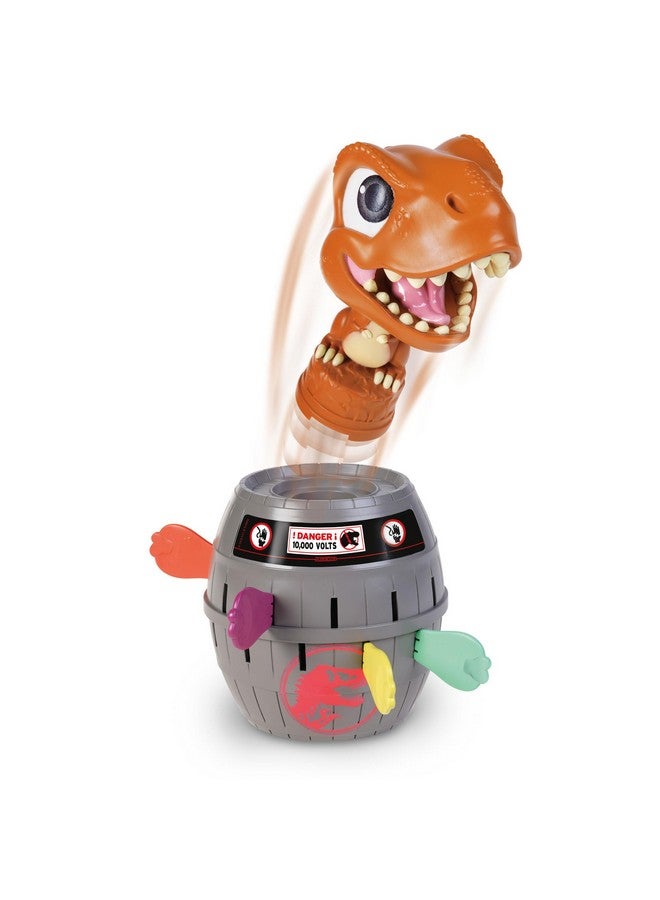 TOMY Pop Up T-Rex Board Game - Family and Preschool Kids Games for Family Game Night - Kids Activities and Jurassic World Toys - 2-4 Players - Ages 4 Years and Up - Image 4