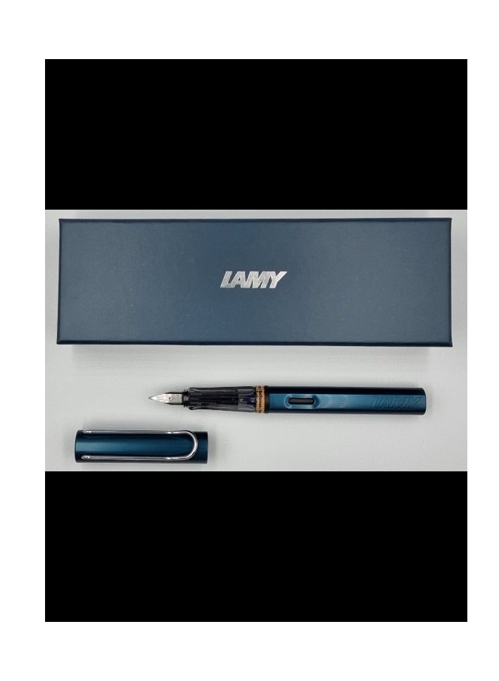 LAMY Blue Fountain Pen Elegant Writing - Image 3