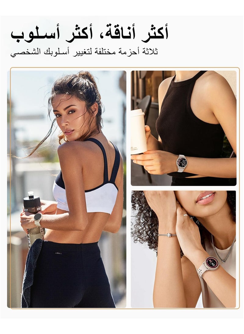 ibsun - 1.27'' Smart Watches for Women with Calls,Step Tracker,heart Rate Monitor, 70 Sport Modes IP68 Waterproof - Image 1