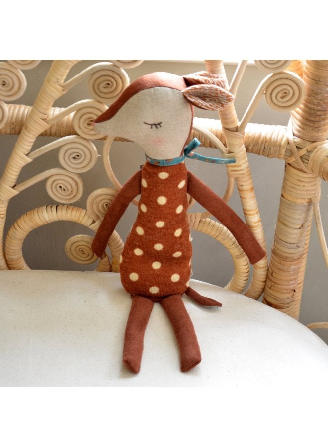 Nordic Ins Cloth Cartoon Toy Baby Play Doll Soothing Doll Doll Decoration Photo Props-Color:Bambi Deer Style-Height:16-55cm - Image 1