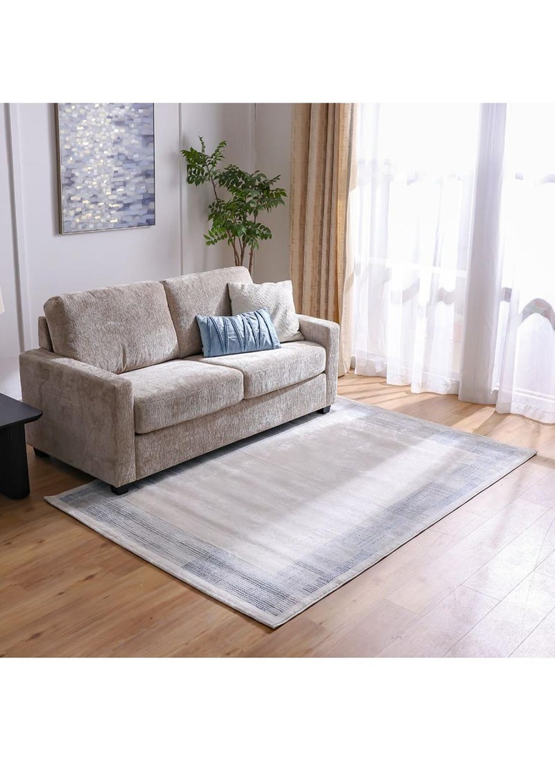 DANUBE HOME Nowa Shine Rug  Polypropylene + Polyester Area Rug Floor Covering L300xW200cm-Cream 231300472188  - Image 4