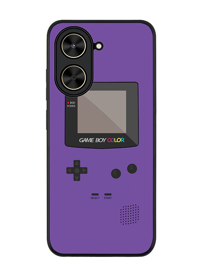 Stylizedd For Xiaomi Poco C71 / Redmi A5 4G Case,Slim fit Camera Protection, Shockproof Thin Phone cover  - Gameboy Color - Purple
