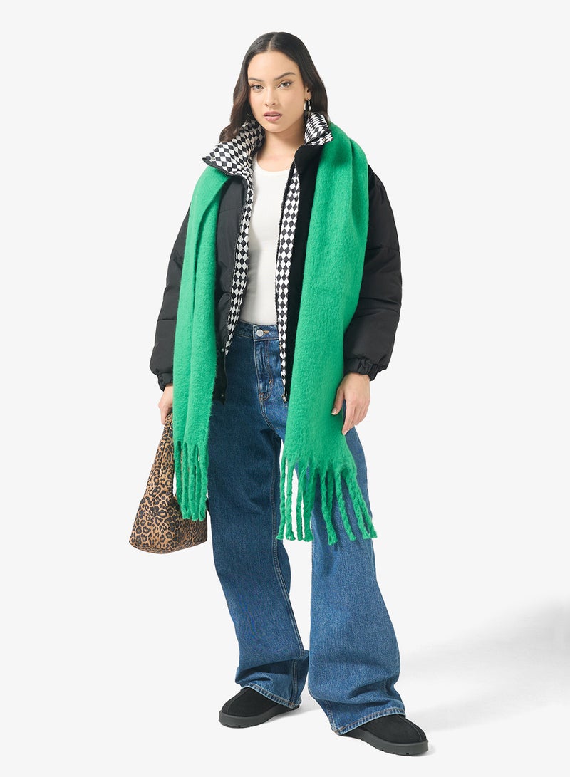 جينجر جاكيت مبطن بسحاب ورقبة عالية - Image 4