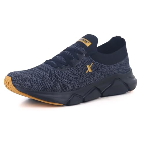 Sparx Men SM-680 Black Golden Sports Shoes (SX0680GBKGO_0009), 9 UK - Image 1
