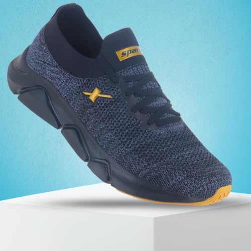 Sparx Men SM-680 Black Golden Sports Shoes (SX0680GBKGO_0009), 9 UK - Image 2