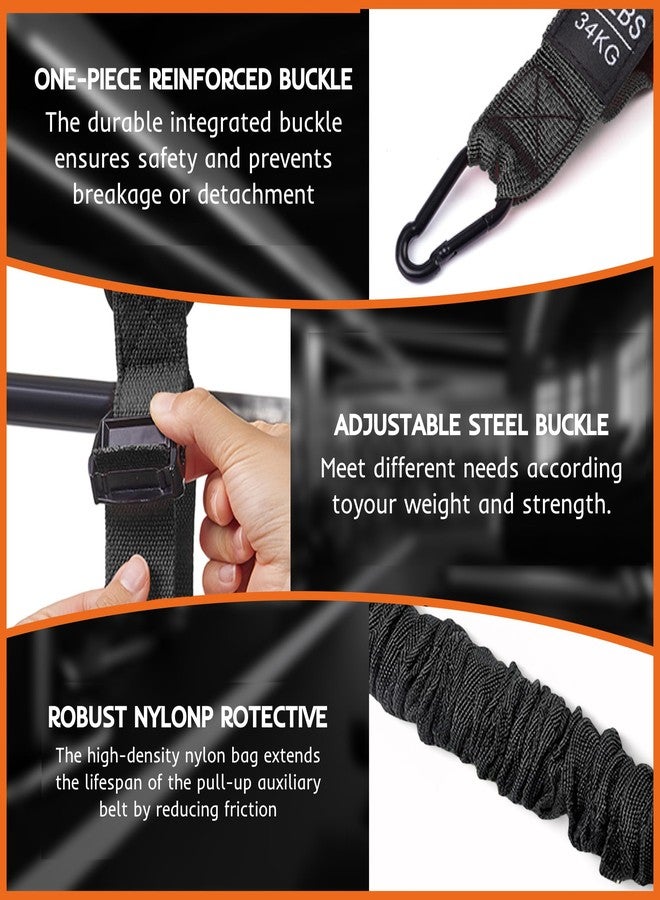 Avkoohum Resistance Bands Set for Pull Up Bar, Exercise Bands with Handles, Home Gym Workout Equipment, Pilates Fitness Resistance Bands, Lifting Straps for Pull Ups, Doorway Pull Up Bar Accessory - Image 5