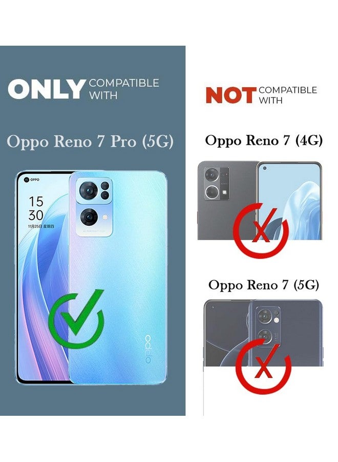 جكوبي جراب خلفي من Jkobi لهاتف Oppo Reno7 Pro 5G | Reno 7 Pro 5G (مضاد للصدمات مع لوحة شفافة من البولي كربونات | أسود احترافي) - Image 4