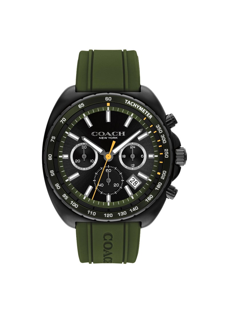COACH COACH WATCHES TONNEAU CHRONOGRAPH MEN'S BLACK CASE WATCH - 14602707  - Image 2