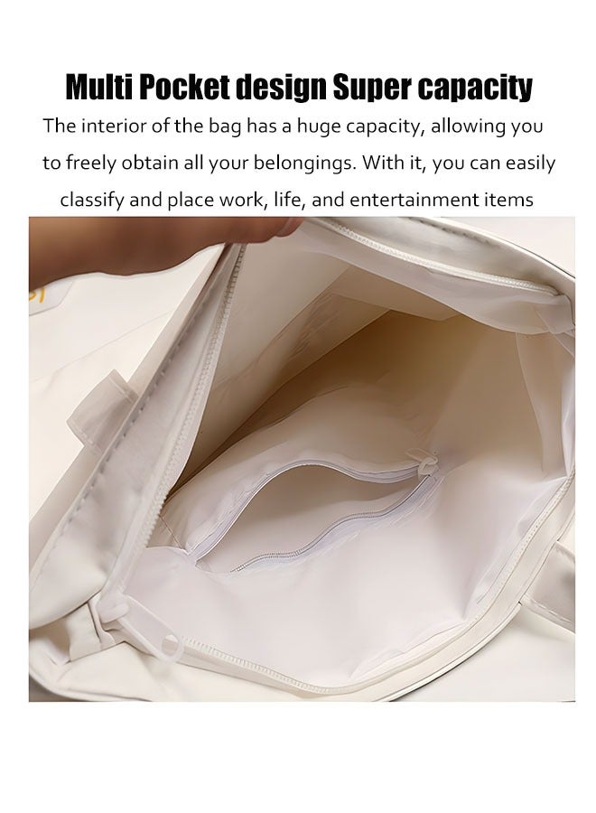 Beauenty Cat Canvas Tote Bag, Reusable Grocery Bag, Washable and Can Be Applied For Many Times, Supporting You For Long Service, Can Easily Carry Your Kindle, Ipad, Cellphone  - Image 3