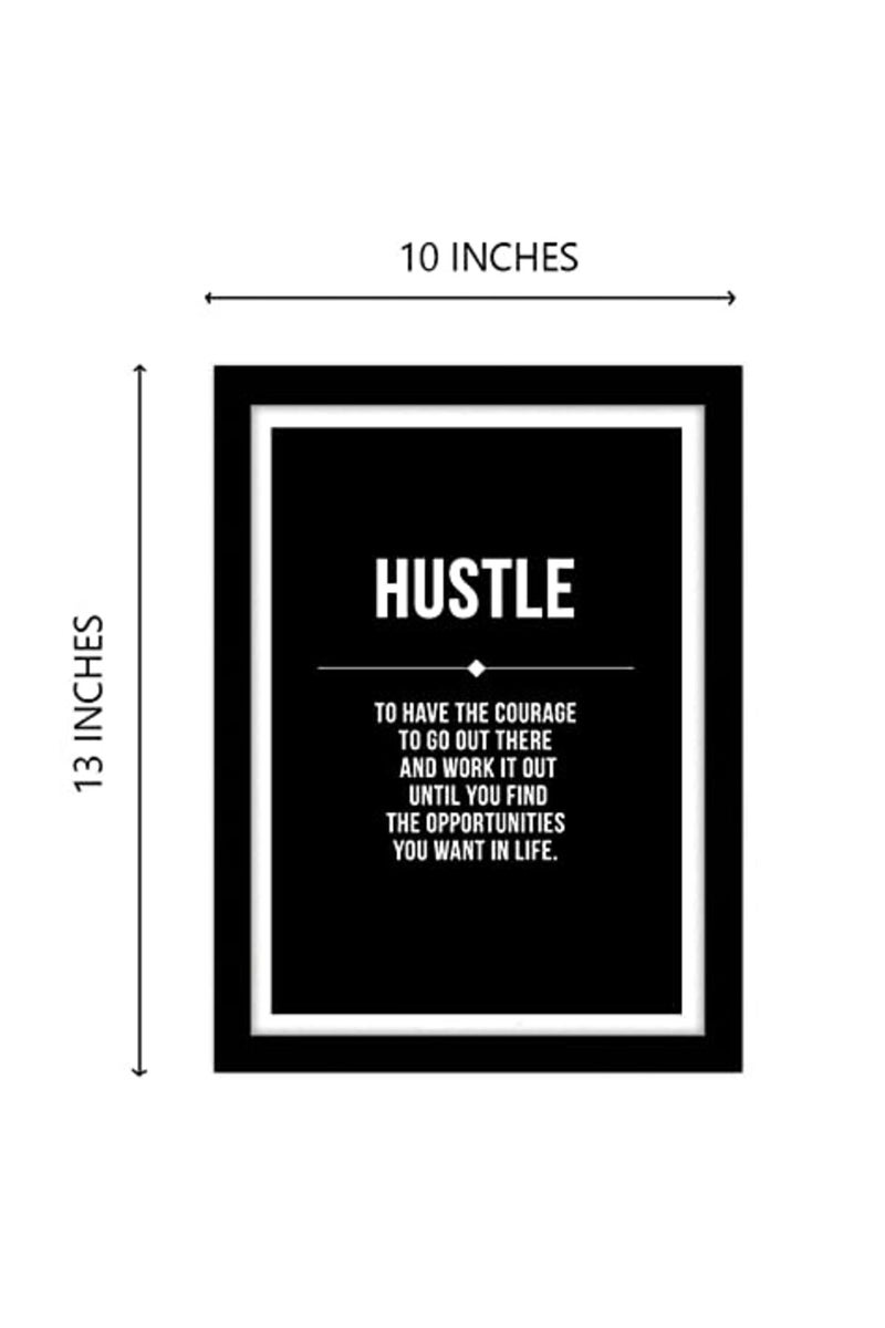 GRAY WALL Framed Motivational Poster Set - Hustle, Grind, Execute - Image 3