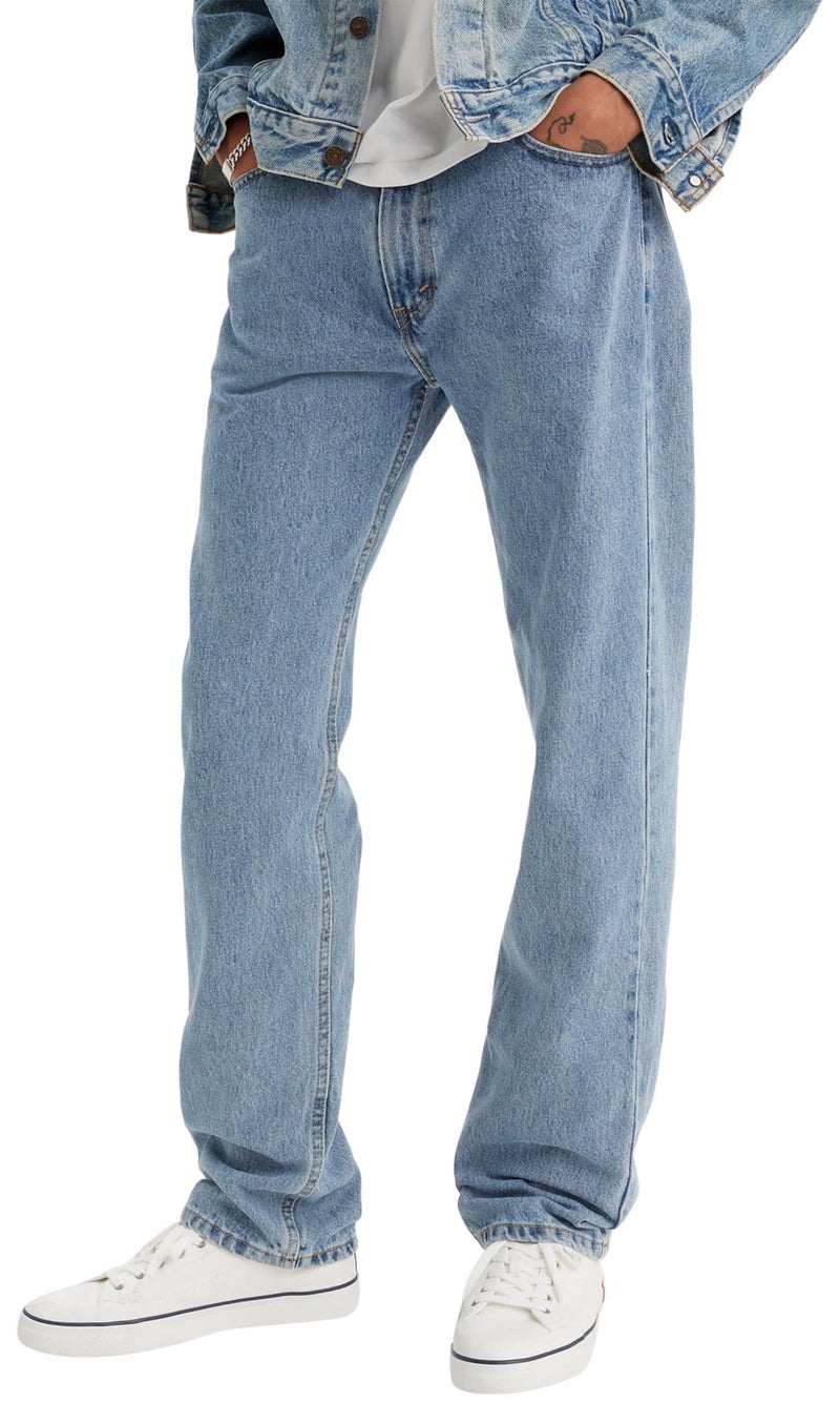 Levi's Men's 505 Regular Fit Jeans (Also Available in Big & Tall), Light Stonewash, 34W x 30L - Image 3